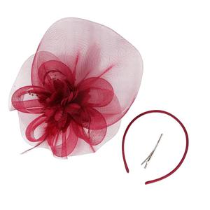 dressfan Fascinator Derby Hats for Women Vintage Wedding Church Cocktail Tea Party Hair Accessories