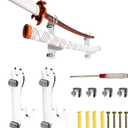 Yayatty Sword Stand, Sword Hooks, Transparent Sword Display Adjustable Acrylic Stand Sword Holder for Sword Hanger Holder Rack