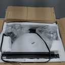 Floor Lamp Black, Standing Lamp, 71" Tall Lamps for Living Room, 3 Way Switch, Plastic Lampshade, Torchiere Floor Lamp with Reading Lamps, Modern Pole Lamps for Bedroom Kids Room E26 Base(No Bulb)