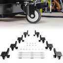 Transferable Caster Kit Compatible with Quickjack 7000TL/TLX, 6000ELX/EXT, 360 Swivel, Easy Mobility