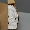 4Pack Muslin Swaddle Blankets for Boys, Girls  Organic Baby Swaddles for Newborns, Soft & Breathable Receiving Baby Blankets for Girl, Boy, Neutral, Newborn Essentials Gift (Soft White)