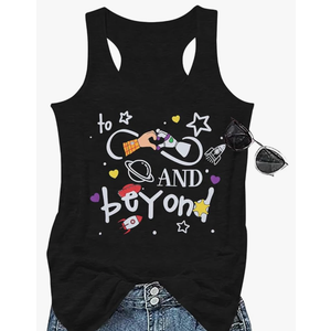 MYHALF Hawaii Tank Tops for Women Summer Holiday Sleeveless Shirts Lightyear Toy Graphic Tees Beach Vacation Tank Tops, L
