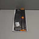 Firbon A4 Paper Cutter 12 Inch Titanium Paper Trimmer Scrapbooking Tool with Automatic Security Safeguard and Side Ruler for Craft Paper, Coupon, Label and Cardstock (Black)