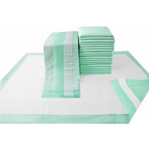 Bed Pads with Adhesive Strips 30'' X 36'' Disposable Underpads Extra Large Thicker Incontinence Pads for Unisex Adult, Senior, Kids and Pet (10 Count) (30"X 36"(with Adhesive))