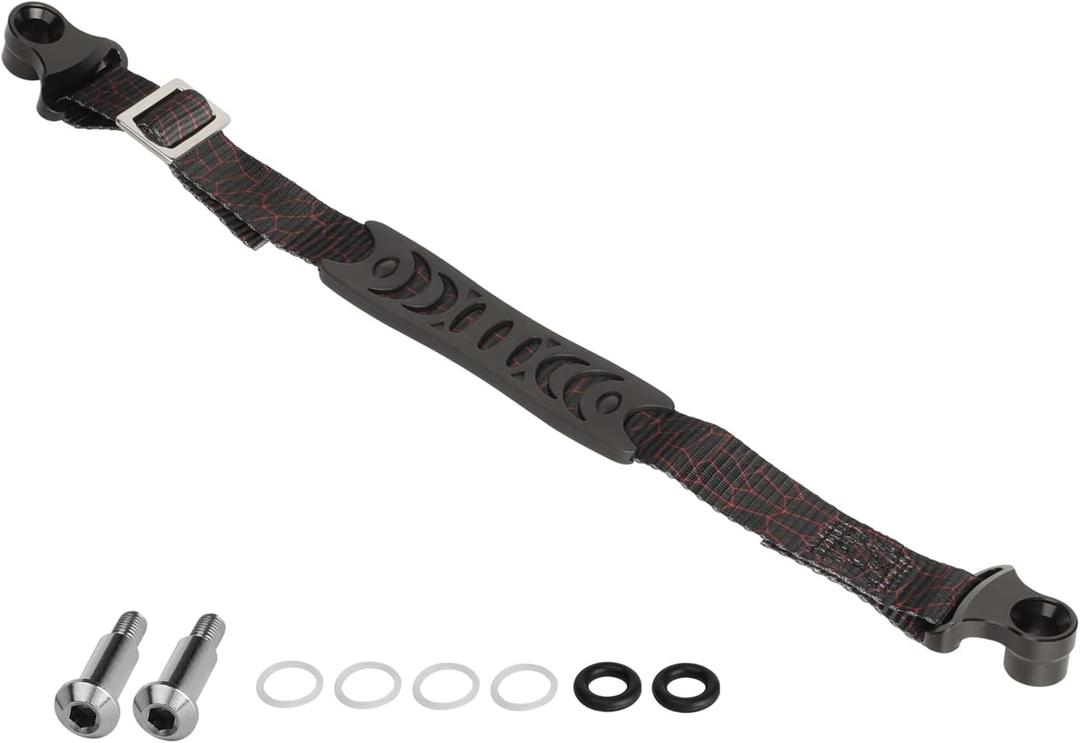 PRO CAKEN Rear Adjustable Rescue Strap Pull Strap Rope for KX KXF KLX RMZ DRZ Dirtbikes Motocross Universal,Black