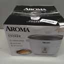 AROMA Rice Cooker, 8-Cup (Uncooked) / 16-Cup (Cooked), Pot-Style Rice Cooker and Soup Warmer with One-Touch Control, 4 Qt, White, ARC-368NG