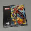 Buffalo Games - Marvel - Spider-Man vs. Green Goblin - 500 Piece Jigsaw Puzzle for Adults -Challenging Puzzle Perfect for Game Nights - Finished Size is 21.25 x 15.00