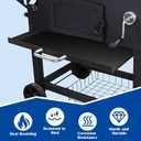 DGN576SNC-D Ash Pan for Dyna Glo Charcoal Grill DGN576DNC-D DGN576DNC-DC Dyna-Glo BBQ Replacement Parts, 403-03005-01 Charcoal Tray for Master Forge MFJ576DNC MFJ576DNC-D Ash Tray Parts