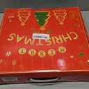 N&T NIETING Pop Up Black Tinsel Christmas Tree, 5Ft Collapsible with Lights & 30 Balls, Skinny Christmas Tree Decor for Holiday Xmas Home Office