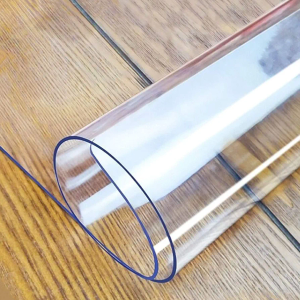 LovePads Clear Table Cover Protector 36 x 60 Inch, 2mm Thick Plastic Table Cover, Table Protector for Dining Room Table, Waterproof Vinyl Tablecloth Table Pad Mat for Kitchen, Dresser, Writing Desk