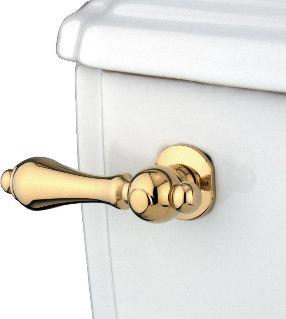 Kingston Brass KTAL32 Restoration Front Mount Toilet Tank Lever, Left/Right Installation in Polished Brass