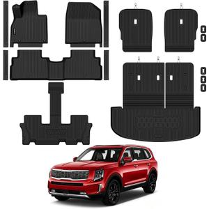 Naibeve Floor Mats for 2020-2025 Kia Telluride Gas
All Weather Floor Mats, Cargo Mat, 2nd Row Backrest Mats, Backrest Mats, Door Sill Guards Interior Protector accessories