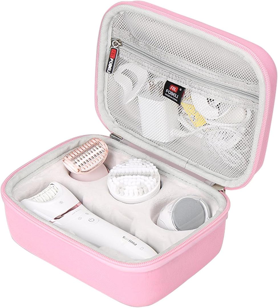 FBLFOBELI Hard Storage Case Compatible with VOYOR/Philips Epilator Series 8000 5 in 1 Women Shaver BRE740/14, EVA Protective Travel Carrying Container Bag (Case Only)