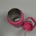 ENCOOL Insulated Water Bottle with Straw Stainless Steel Water Bottle, Leak-Proof, BPA-Free, Double Wall Vacuum Keeps Cold for 24 Hours for Sports, Travel, School (32 oz, Light Crimson)