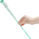 Rileryan Handcrafted Crystal Gemstone Fairy Wands Princess Wand Magic Wand for Witch Wizard Halloween Christmas Decor Accessories Birthday Gift (Green)