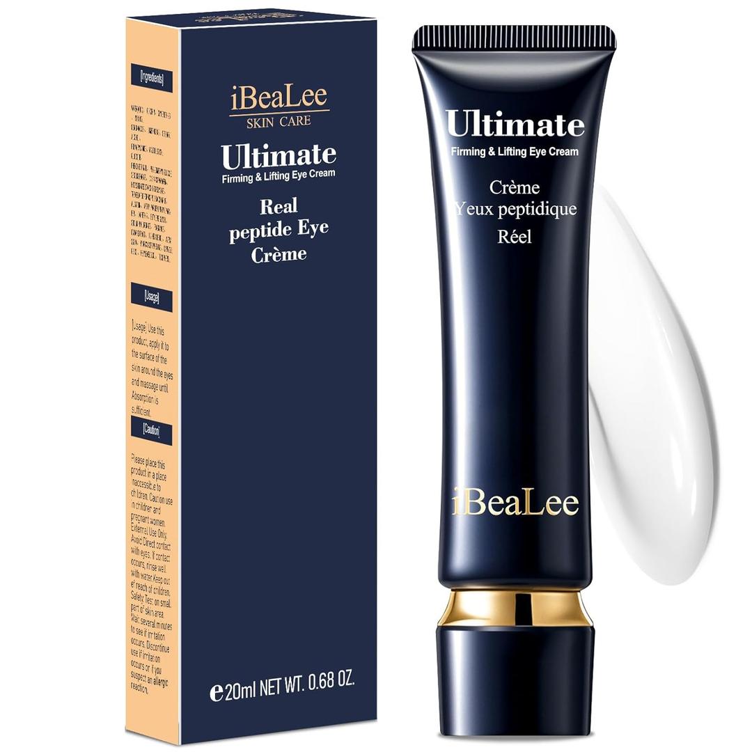 Temporary Instant eye Tightening cream, Quickly Reduces eye bags and dark circles, daily anti-aging,quickly repairs wrinkles,reduces fine lines,contains hyaluronic acid retinol-Locks in Moisture-B1BB