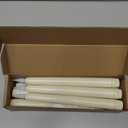 Flameless Taper Candles with Remote Control and Timer, Battery Operated LED Candlesticks with Flickering 3D Flame, 9.6 Inches Plastic Fake Candles for Christmas, Wedding and Home Decor (Ivory, 9)