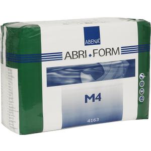 Abena AbriForm Comfort PlasticBacked Briefs, Level 4, (Medium To Large Sizes) Medium, 14 Count