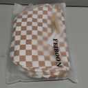 Pure Colour Crossbody Bum Bags for Women Spacious Checkered Cross body Bag Nylon Trendy Fanny Pack for Travel