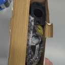 Viruhaka Solar Outdoor Lights,448LEDs Street Lights with 20000LM Hight Brightness, IP66 Waterproof Security Flood Light, Dusk to Dawn Solar Street Lights,for Exterior Wall, Patio, Yard, Deck, Garden (1 Pack(SMT-F160), Black)