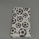 Blulu 30 Pack Paper Soccer Party Favor Bag Candy Goodie Treat Bags Soccer Print Gift for Football Themed Party Favors (White)