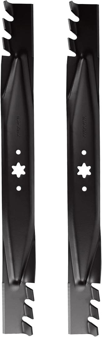 942-04290 Mulching Mower Blades for Cub Cadet Enduro XT1-46 XT2-46 ZT1-46 LT46 LX46 LTX1045 LTX1046 RZT46, for Craftsman T140 T240 942-04290-X 942-04244 for 46 inch Deck 6 Point Star 2 Pack