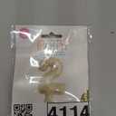 Number 2 Foil Balloon Cake Topper - 5" | Gold | 1 Pc