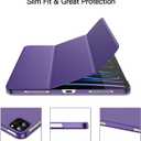 JETech Case ONLY for iPad Pro 11-Inch, 2022/2021/2020/2018 Model, Compatible with Pencil, Cover Auto Wake/Sleep (Purple)
