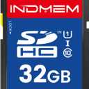 32GB SD Card, C10 SDHC UHS-I Memory Cards U1 Class 10 High-Speed Full 4K HD Video Compatible with Digital Point-and-Shoot Cameras, HD Camcorders, DSLR and PC
