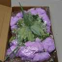 8 Pack Purple Peonies Artificial Flowers, Fake Silk Hydrangea Bouquet for Bridal Wedding Home Table Decor Reusable Dining Opening Ceremony Birthday Arrangement Faux Floral