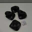 Silkfly 4 Pcs Luggage Wheels Replacement Travel Suitcase Caster Repair Kits with Screw Replacement Left and Right Wheels Mute Bearing Swivel for Luggage(Black,Large)