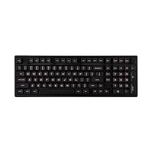 EPOMAKER Galaxy100 QMK/VIA Wireless Gaming Keyboard, Aluminum Shell, BT/2.4Ghz/USB-C, Pre-Lubed Hot-Swappable Linear Switches, NKRO, RGB Backlit (Black, Wisteria Linear Switch)