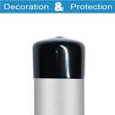 3" (75 mm) Rubber End Caps Soft PVC Rubber Plug Thread Protective Sleeve Screw Protective Cap Round Plastic Cover Sleeve