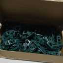 KJX Large C7 C9 Christmas Lights Spring Clips, 50 Pack Universal Gutter Roof Clips 180Adjustable for Christmas Lights Outdoor, Quick Light Hooks Hangers for Holiday Shingle Fence Gates