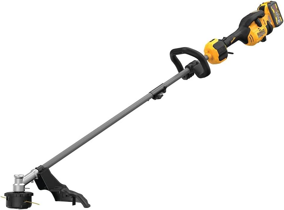 DEWALT 60V Cordless String Trimmer with Battery & Charger Included, 17 Inch, Attachment Capable (DCST972X1), One Size