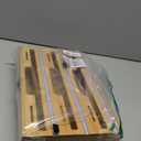 Allinside Magnetic Plastic Wrap Dispenser with Cutter, 3 in 1 Refrigerator Bamboo Wood Organizer for Tin Foil, Baking Paper, Wax Paper Holder Kitchen Storage Box Compatible with 12.9" Roll (3 Layer)