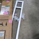 PetSafe Sliding Glass Pet Door - No-Cut DIY Install Doggy Door for Renters - Aluminum Frame - Adjustable Height 75 7/8" to 81" - Ideal for Small Dogs Up to 15 lb - White