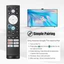 Universal Smart Remote Compatible with Hisense TV Remote Control Replacement 2025-2015, Voice, Bluetooth, Hisense Google, Android, Laser, Canvas TVs, 4K UHD, HD, Mini-LED, ULED