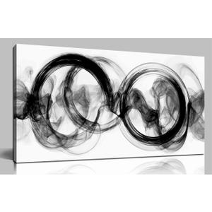 CPKATMT Abstract Wall Art For Living Room Black And White Wall Decor For Bedroom Modern Prints Wall Art For Office 20 x 40 Inch
