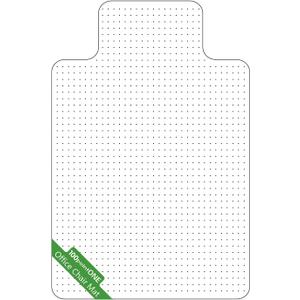 Office Chair Mat for Carpet - Clear Thick Desk Chair Mat for Carpet Plastic Floor Mats for Rolling Work and Gaming Chairs with Studs for Low Pile, Flat and No Carpeted Floors (30" X 48" with Lip)