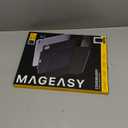 MAGEASY CoverBuddy iPad Case That Fits Magic Keyboard for iPad Pro 13" (M5 2025 / M4 2024, 8th 7th Gen) Magic Keyboard Compatible iPad Case with Heat Dissipation & Pencil Holder (Leather Black 5.05)