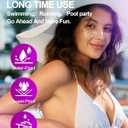 2 x Face Glitter Freckles Makeup Patches Silver Glitter Freckles Face Tattoo 9 Style Set Speckles Sparkle Freckle Temporary Tattoo Beauty Face Freckles Waterproof Faux Fake Freckle for Music Party Makeup