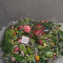 Waipfaru Spring Wreaths for Front Door, 26" Large Spring Summer Easter Wreaths for Front Door with Rose Peony Tulip Magnolia, All Seasons for Indoor Outdoor Farmhouse Home Porch Wall Window Decor