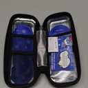 YOUSHARES Insulin Cooler Travel Case with Temperature Display - Refrigerated Medicine Cooling Bag with 2 TSA Approved Ice Pack, Medication Pen Diabetic Supplies Organizer for Trip and Daily