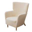 NILUOH Armchair Slipcover 1-Piece Stretch Velvet Wing Back Chair Sofa Slipcover Soft Arm Chair Cover Furniture Protector Covers for Living Room