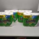Bounty Quick Size Paper Towels, White, 8 Family Rolls = 20 Regular Rolls (107 sheet (Pack of 8))