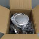 Amazon Basics Electric Kettle with Glass Carafe for Tea and Coffee, Fast Boiling, Auto Shut-Off, Boil-Dry Protection, Temperature Control, Removable Filter, 1 Liter, 1500W, BPA-Free