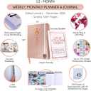 Deluxe 2026 Planner Weekly and Monthly | Law of Attraction Planner with Productivity App | 12-Month for Productivity, Gratitude & Goal Setting | Includes Foldable Vision Board, Gift Box & Stickers