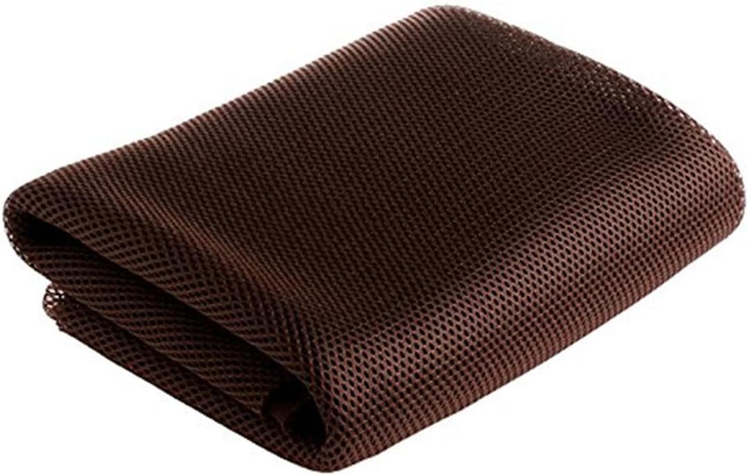 Speaker Grill Cloth Stereo Mesh Fabric for Speaker Repair, Brown - 55 x 40 in / 140 x 100 cm
