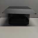 Shelter 13" x 13" Single Flue Bolt-On Chimney Cap, Fully Assembled, Galvanized Steel